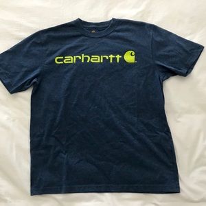 Carhartt Men’s Short Sleeve Shirt M Navy Blue